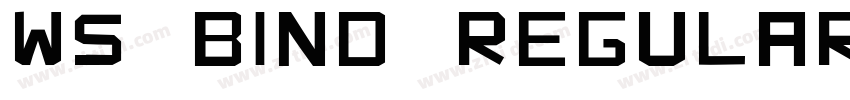 WS Bind Regular字体转换